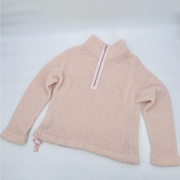 White + Warren Sweater Pink Cashmere Wool  Blend Knit Cozy Size L - Picture 9 of 10